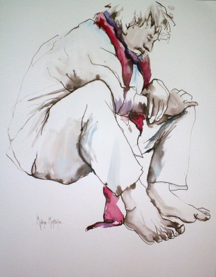 Aquarelle - 70x65cm