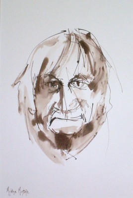 Portrait I<br>Aquarelle sur papier Montval 40 x 60 cm