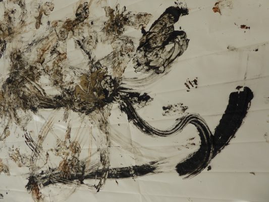 Terre sur papier.