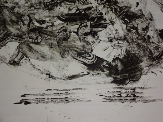 Terre sur papier.