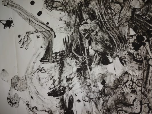 Terre sur papier.