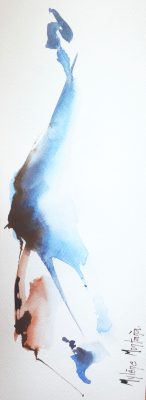 Aquarelle sur papier.
